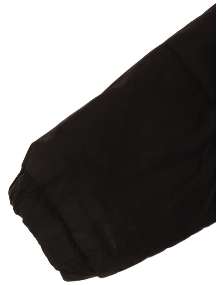 Jaqueta feminina Ellesse superdimensionada com capuz e capuz UK 6 XS poliéster preto