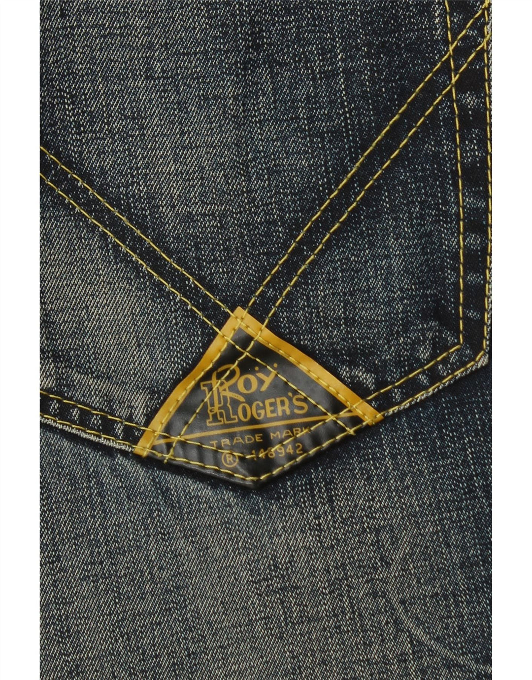 ROY ROGERS Jeans retos masculinos W32 L30 algodão azul