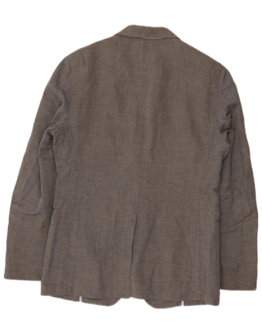 Jaqueta blazer masculina MASSIMO DUTTI com 2 botões Reino Unido 38 algodão cinza médio