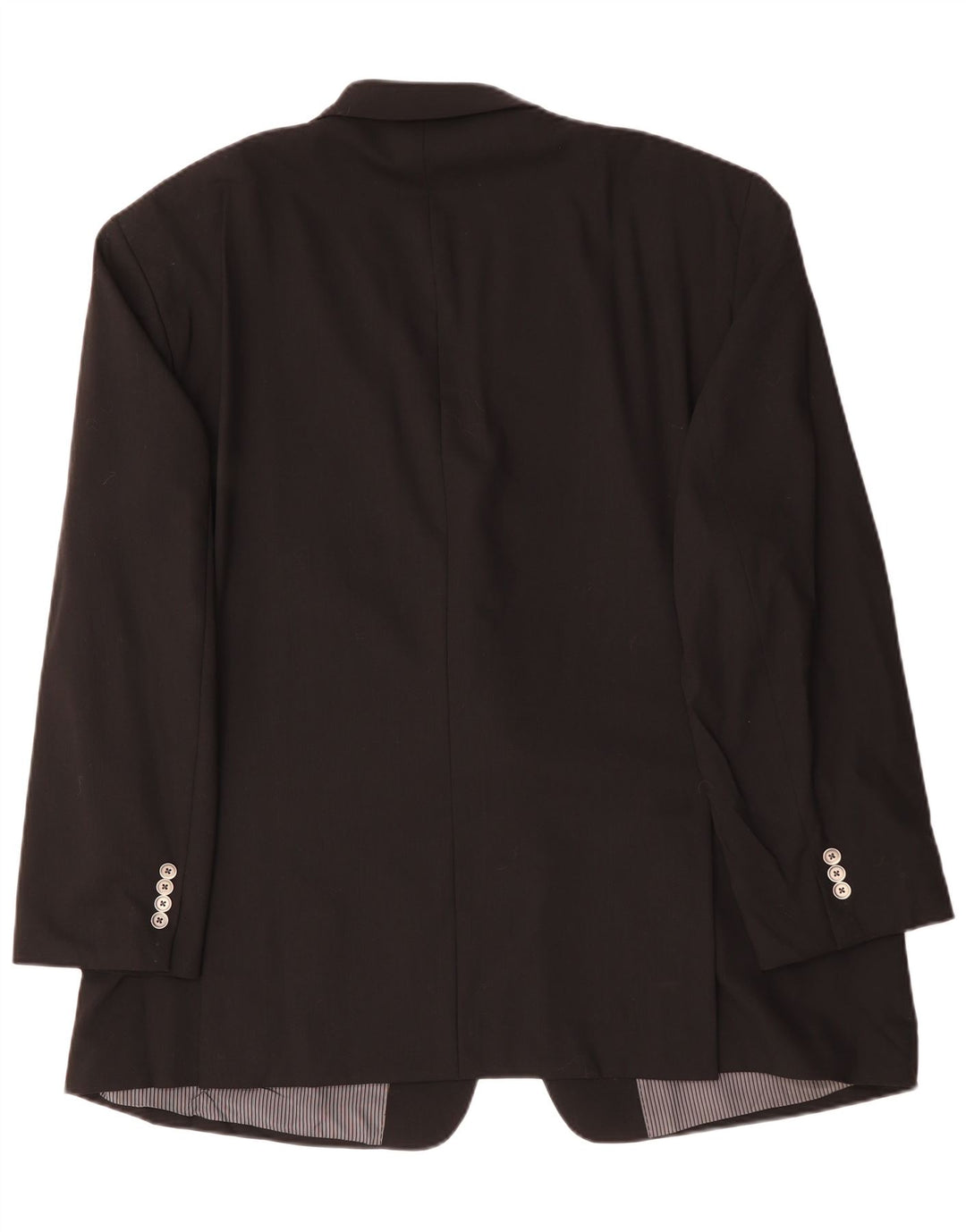 CALVIN KLEIN Jaqueta blazer masculina de 2 botões IT 54 2XL lã preta