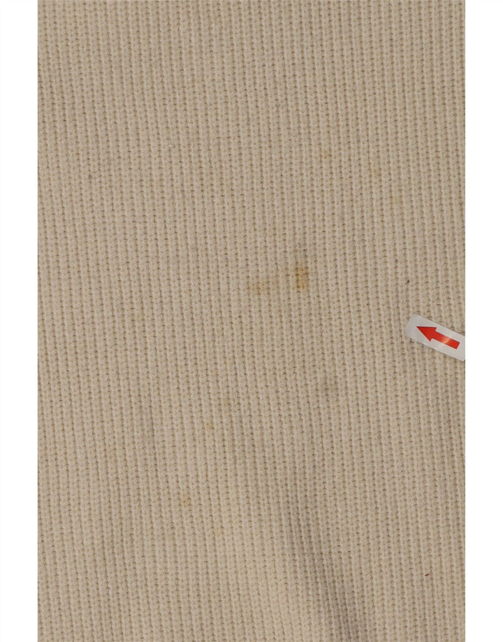 Zara Vestido Jumper Feminino Reino Unido 14 Viscose Bege Médio