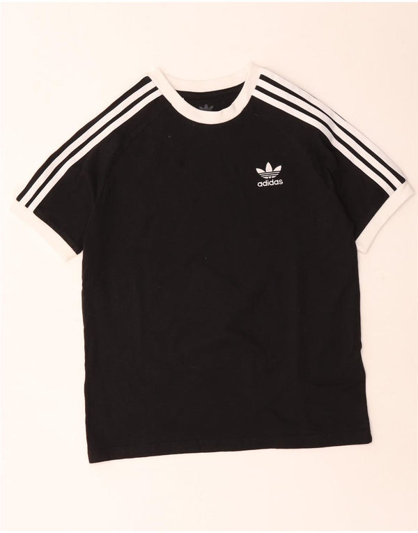 Camiseta Adidas Menino 11-12 Anos Algodão Preto