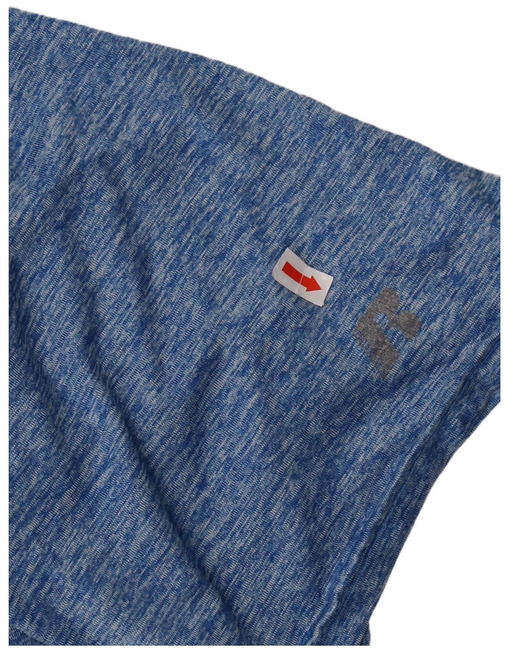 Camiseta masculina Russell Athletic 2XL poliéster manchado azul