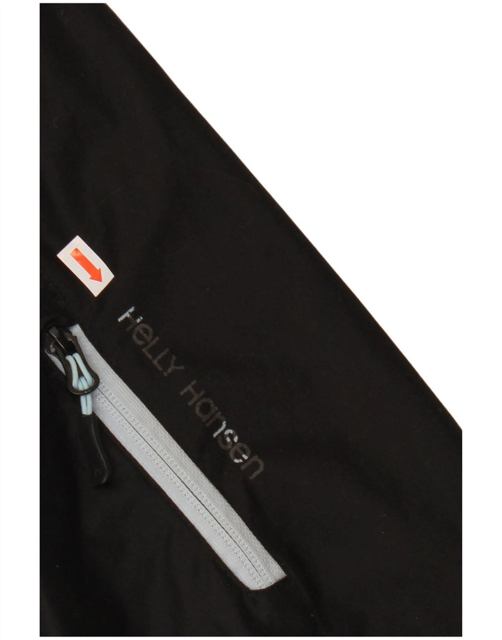 Jaqueta corta-vento feminina com capuz grande Helly Hansen Reino Unido 10 pequena preta