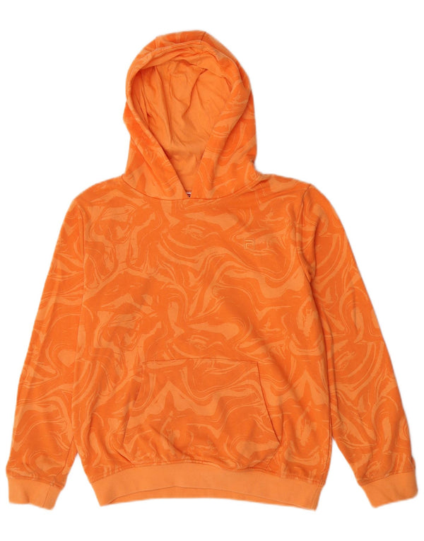 Fila Boys Hoodie Jumper 11-12 Anos Laranja Tie Dye Algodão