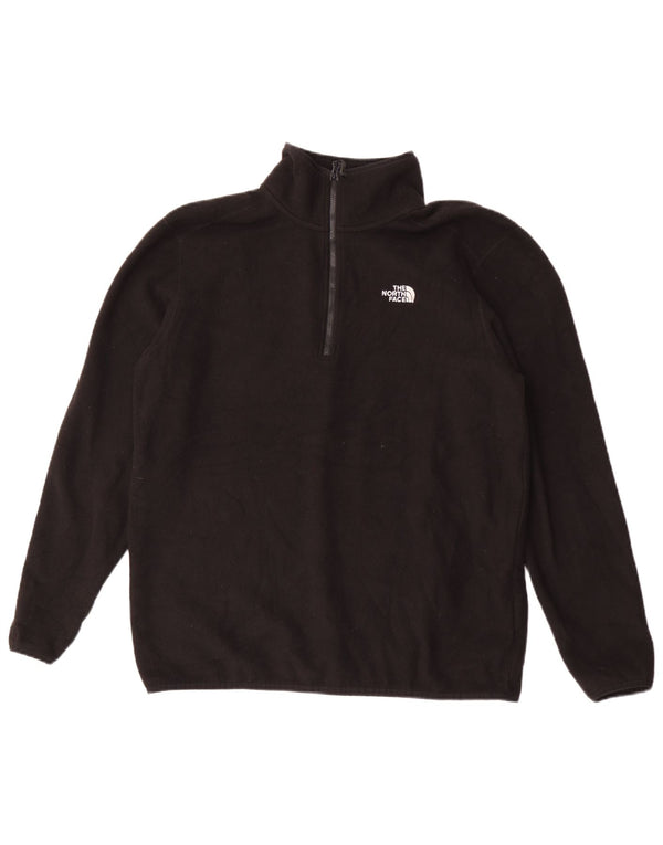 Suéter de lã masculino The North Face com zíper e gola XL preto poliéster