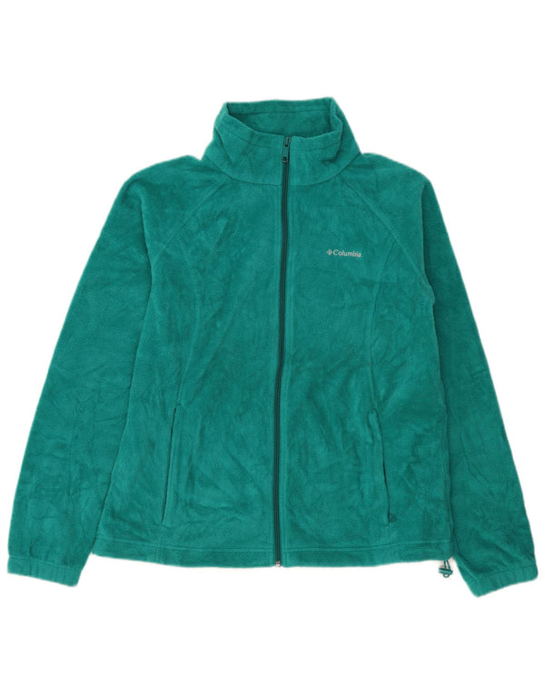 Jaqueta de lã feminina Columbia UK 18 XL verde poliéster