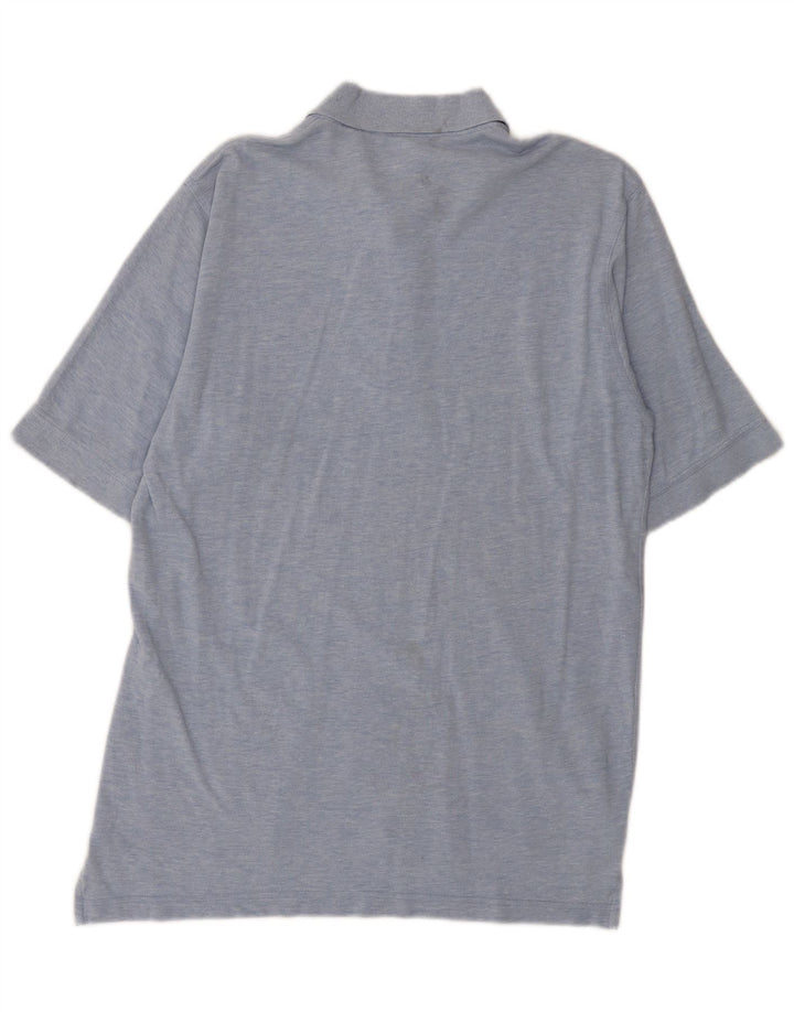 Camisa Polo Masculina Adidas Azul Médio