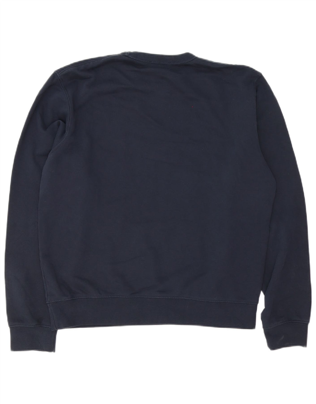 Zara moletom feminino oversized jumper UK 14 médio azul marinho algodão