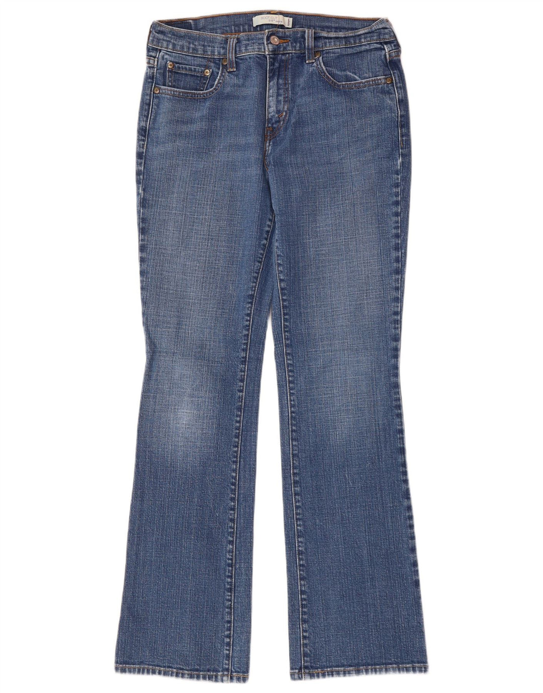Levi's feminino 515 bootcut jeans US 10 grande W30 L32 algodão azul
