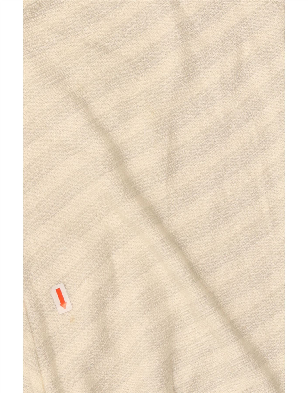 Top cami feminino VINTAGE UK 14 médio branco Chevron