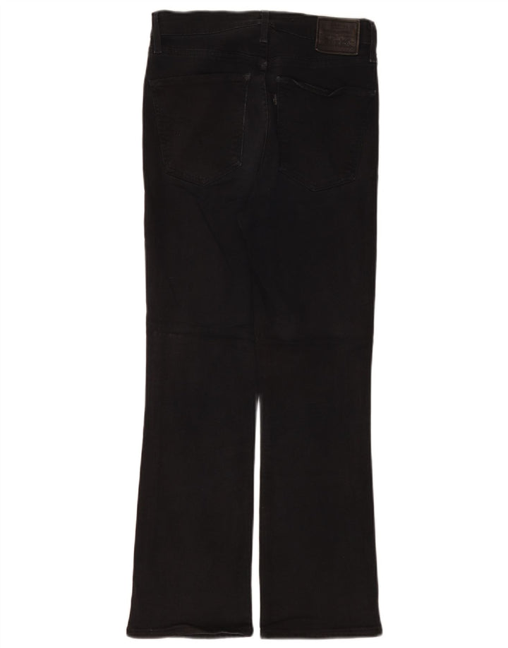 Jeans retos femininos Levi's W27 L25 algodão preto
