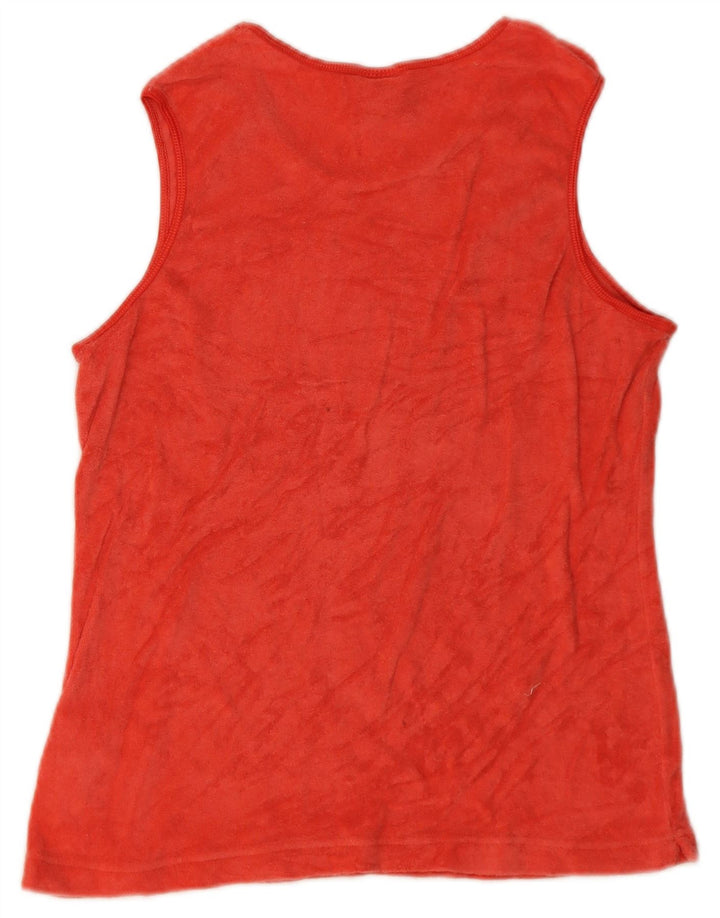 Colete feminino Nike US 12/14 grande algodão vermelho