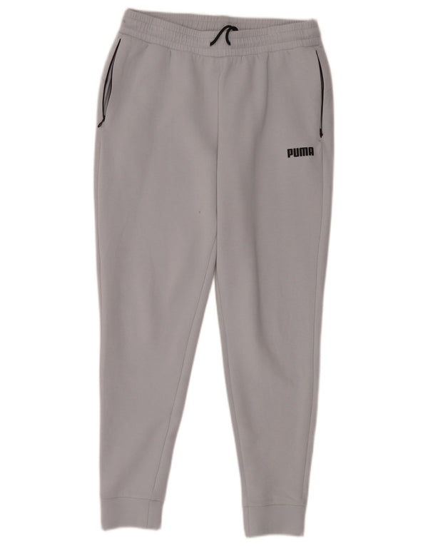 Calça de treino masculina Puma Joggers médio azul algodão