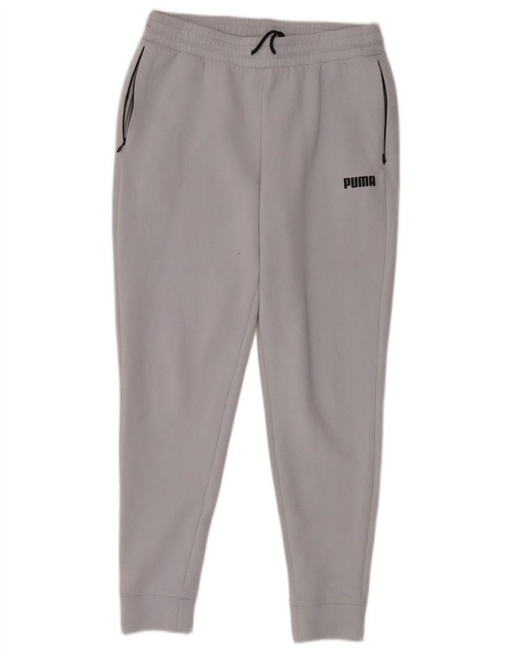 Calça de treino masculina Puma Joggers médio azul algodão