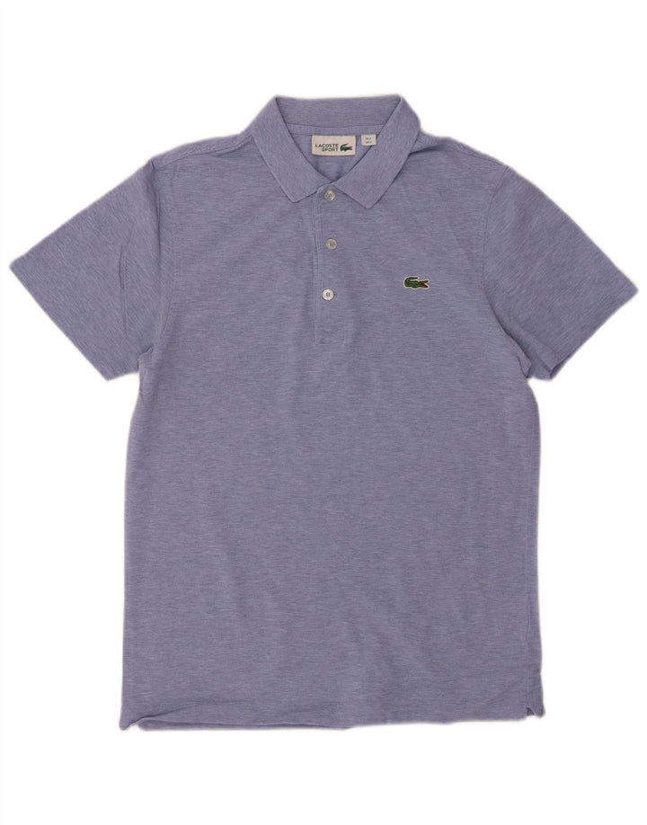 Camisa polo masculina LACOSTE tamanho 3 pequeno algodão azul