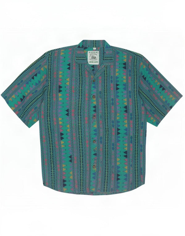 Camisa Trend Point Menino Manga Curta 11-12 Anos Multicolorida Geométrica