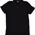MOUNTAIN WAREHOUSE Camisa polo masculina pequena de algodão preto