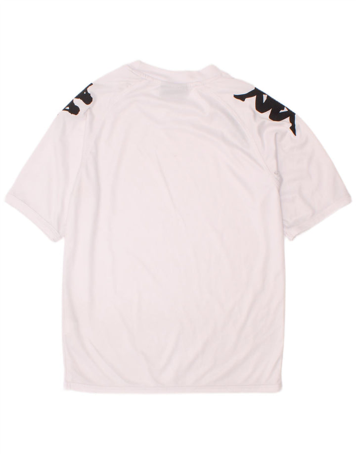 Camiseta Kappa Boys Graphic 9-10 Anos Poliéster Branco