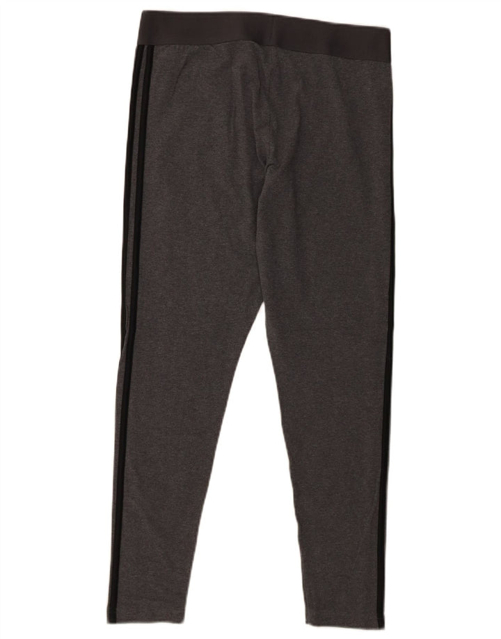 Leggings ADIDAS Mulher UK 16/18 Grande Cinza