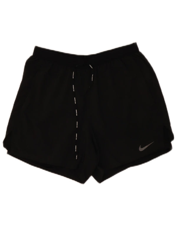 Shorts esportivos femininos Nike Dri Fit UK 12 médio preto
