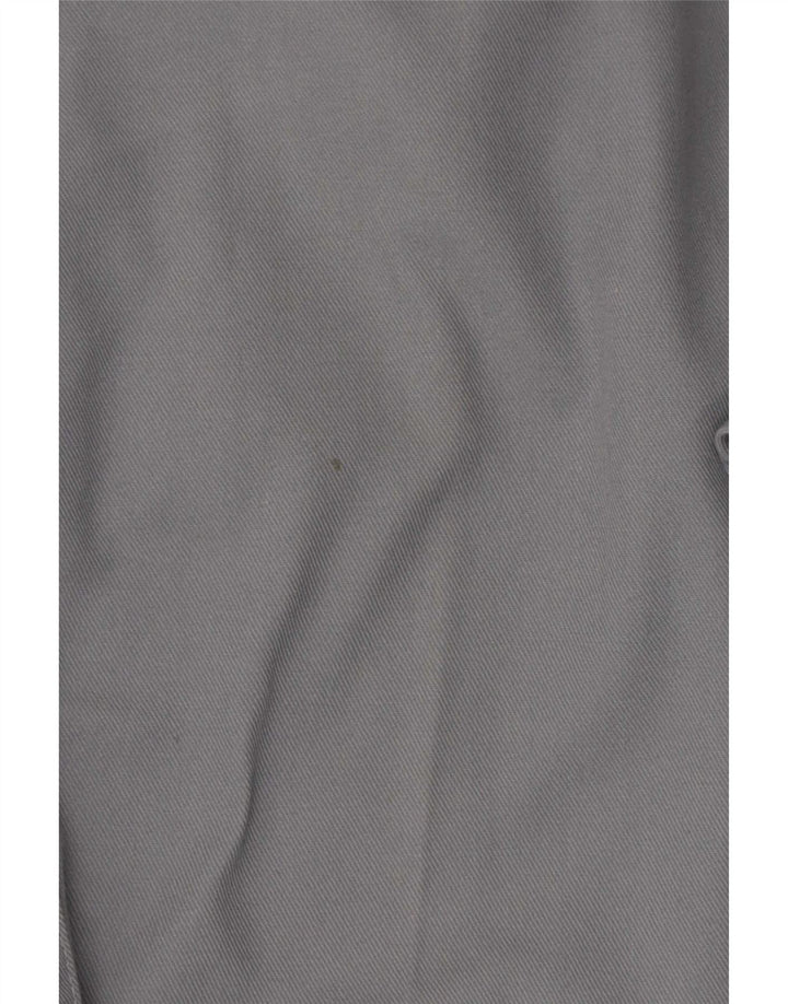 Lee Mens Sharp Fit Straight Chino Calças W34 L34 Algodão Cinza