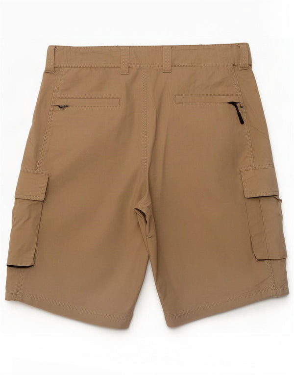 Marks & Spencer Mens Cargo Shorts Médio W32 Algodão Bege