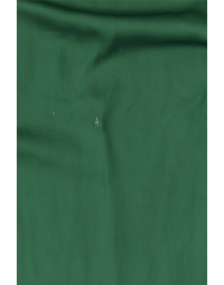 Saia maxi feminina Marks & Spencer Reino Unido 10 pequena W34 poliéster verde