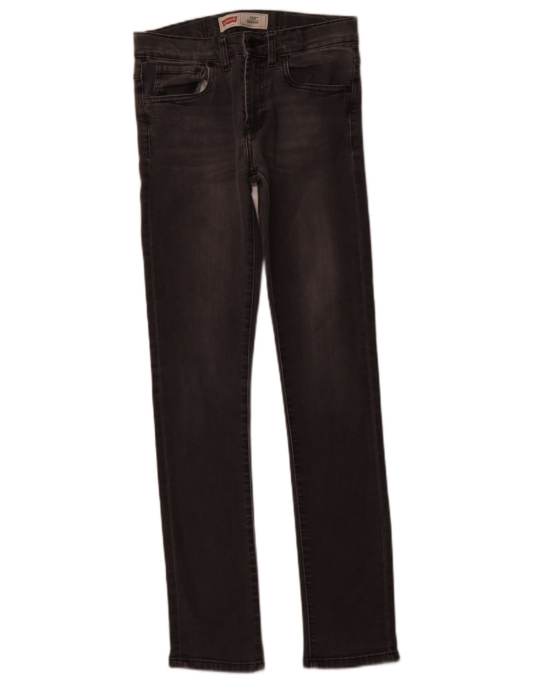 LEVI'S Girls 510 Skinny Jeans 15-16 Anos W28 L31 Algodão Cinza