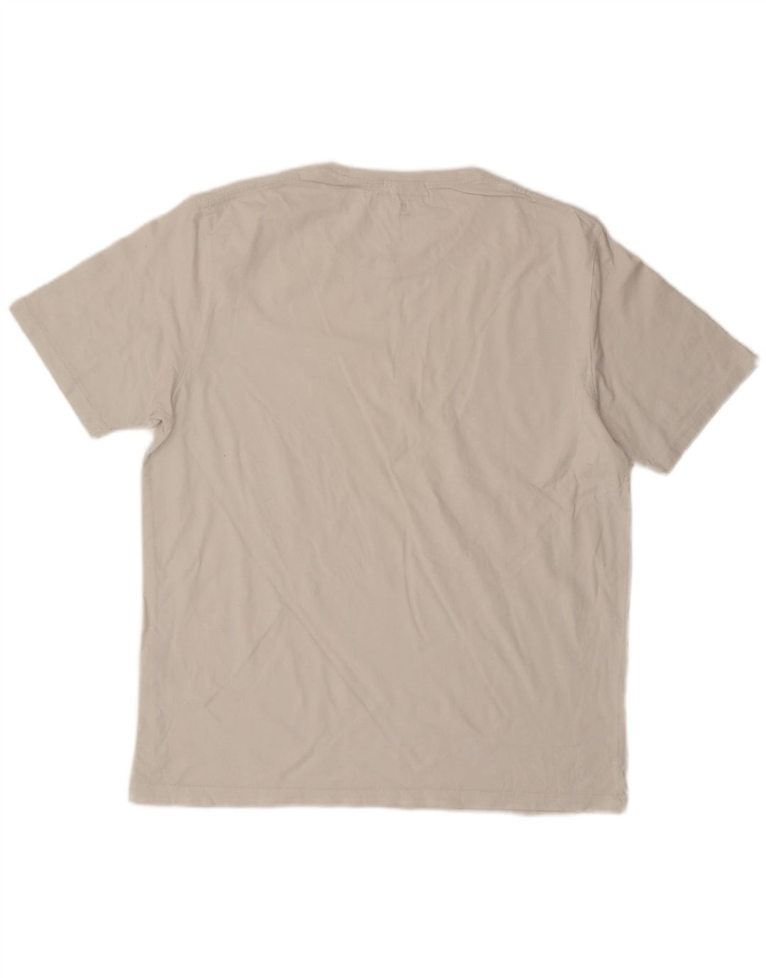 FRENCH CONNECTION Mens Classic Fit Camiseta Top 2XL Algodão Branco