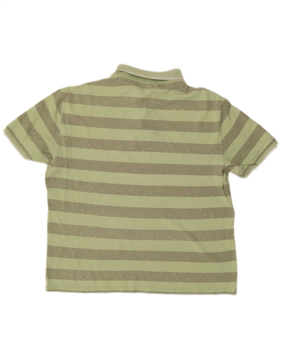 Camisa polo masculina Asics 2XL algodão listrado verde
