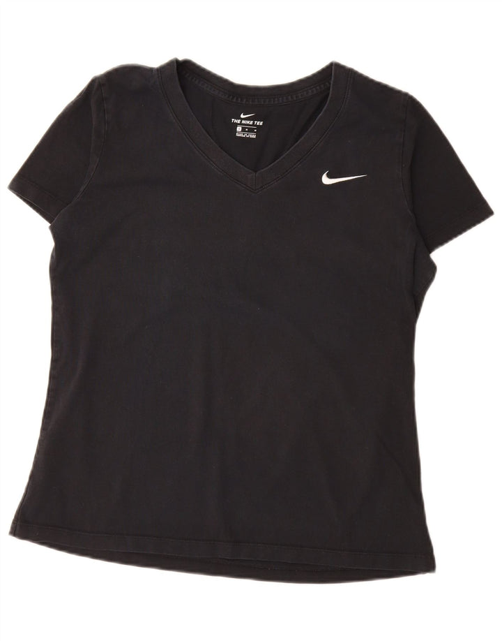 Camiseta feminina Nike UK 14 médio algodão preto