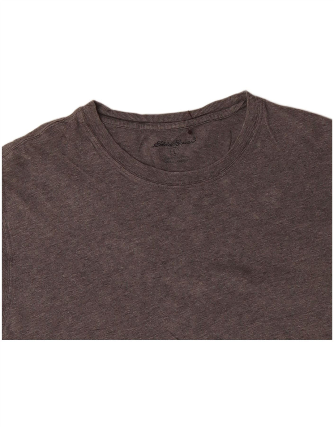 Camiseta masculina EDDIE BAUER grande algodão cinza