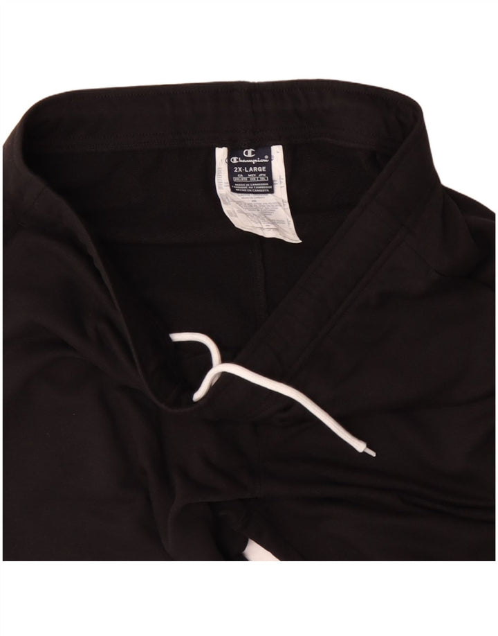 Calça esportiva masculina Champion Joggers 2XL algodão preto
