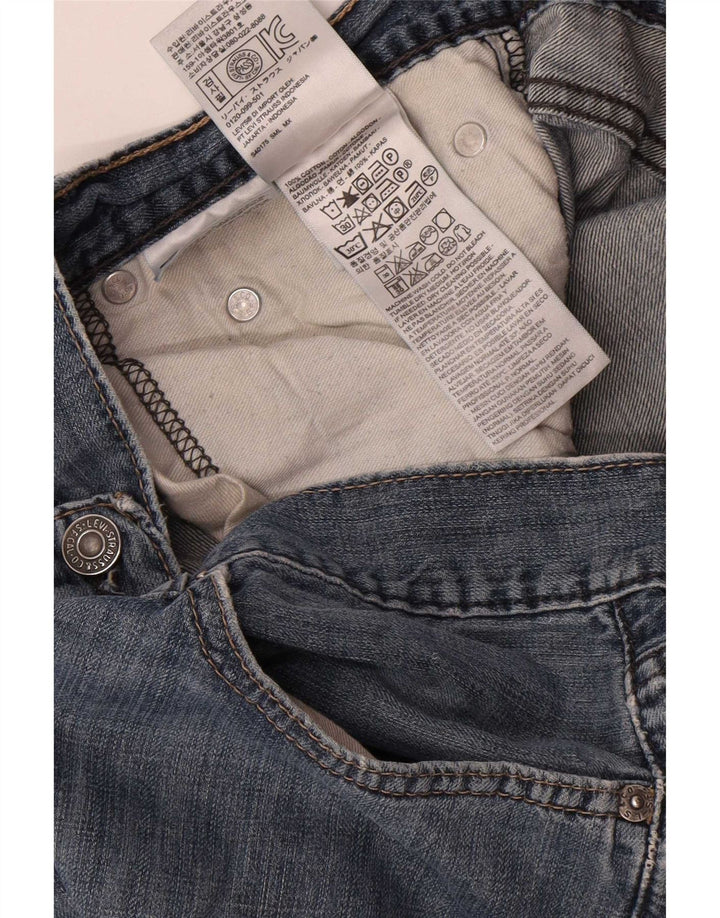 Jeans retos femininos Levi's W36 L34 algodão azul