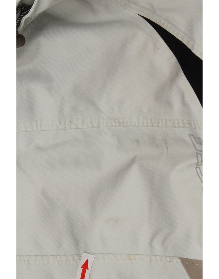 Jaqueta corta-vento feminina DAINESE UK 14 médio off white colorblock