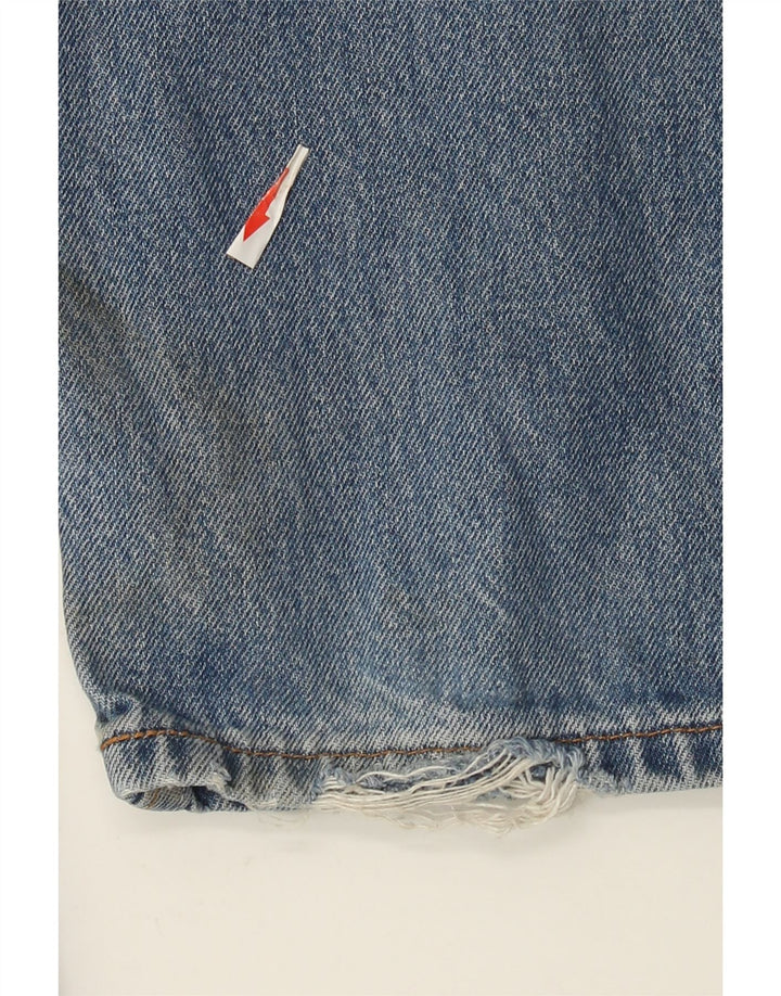 Levi's Masculino 522 Straight Jeans W34 L34 Azul Algodão