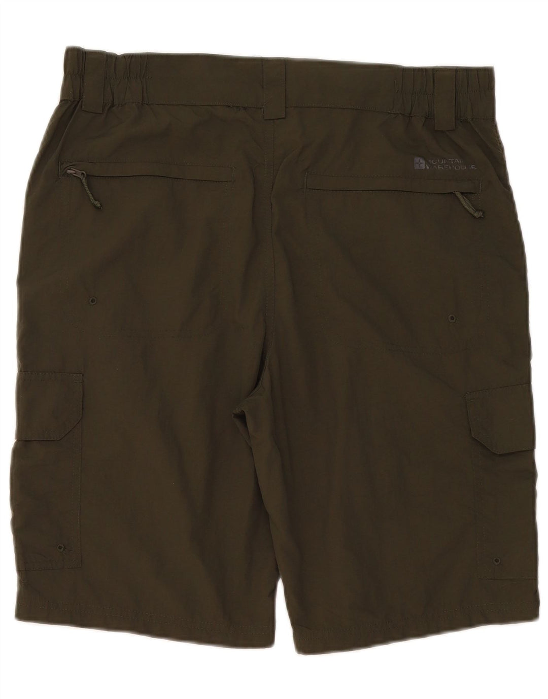 Shorts cargo feminino Mountain Warehouse W34 grande poliamida cáqui