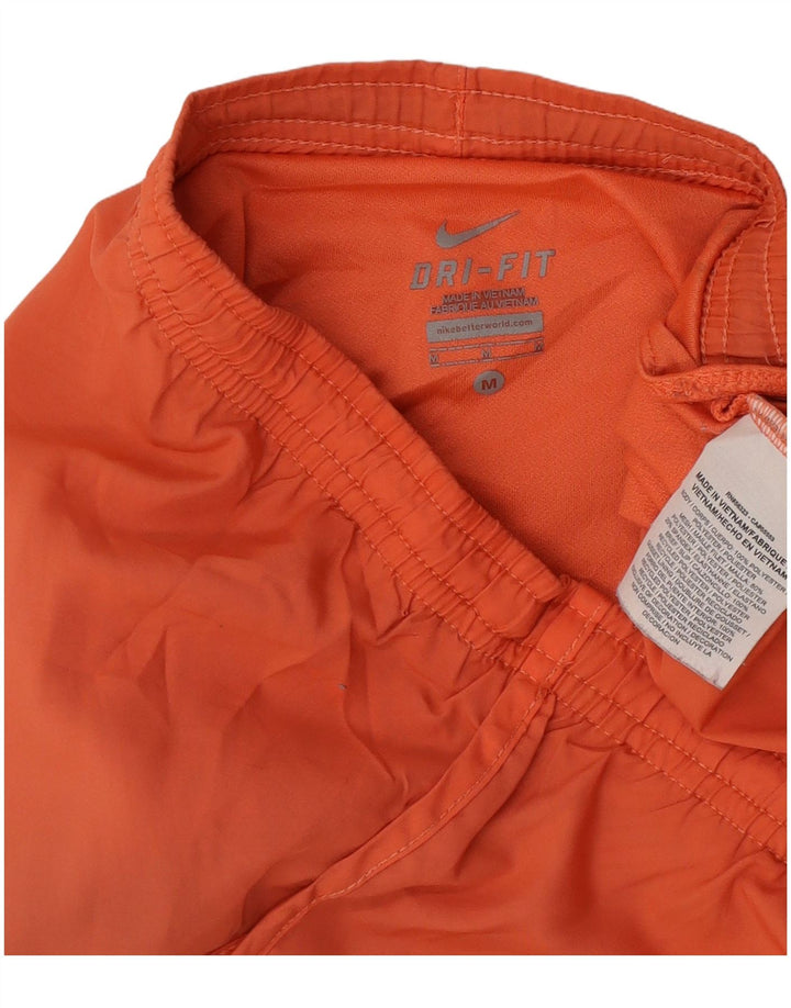 Nike Womens Dri Fit Sport Shorts UK 14 Médio Laranja Poliéster