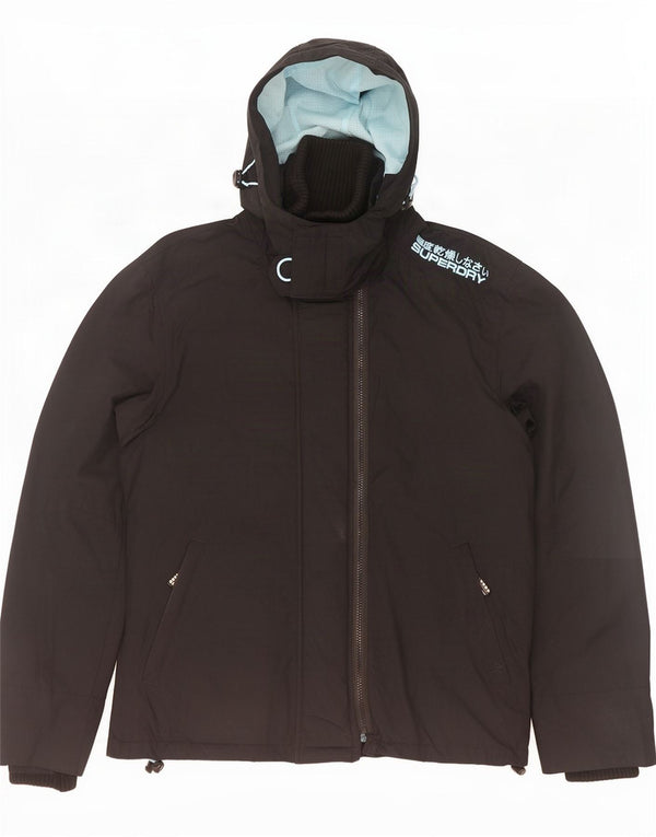 Jaqueta corta-vento masculina Superdry The Windcheater Graphic UK 38 médio preto