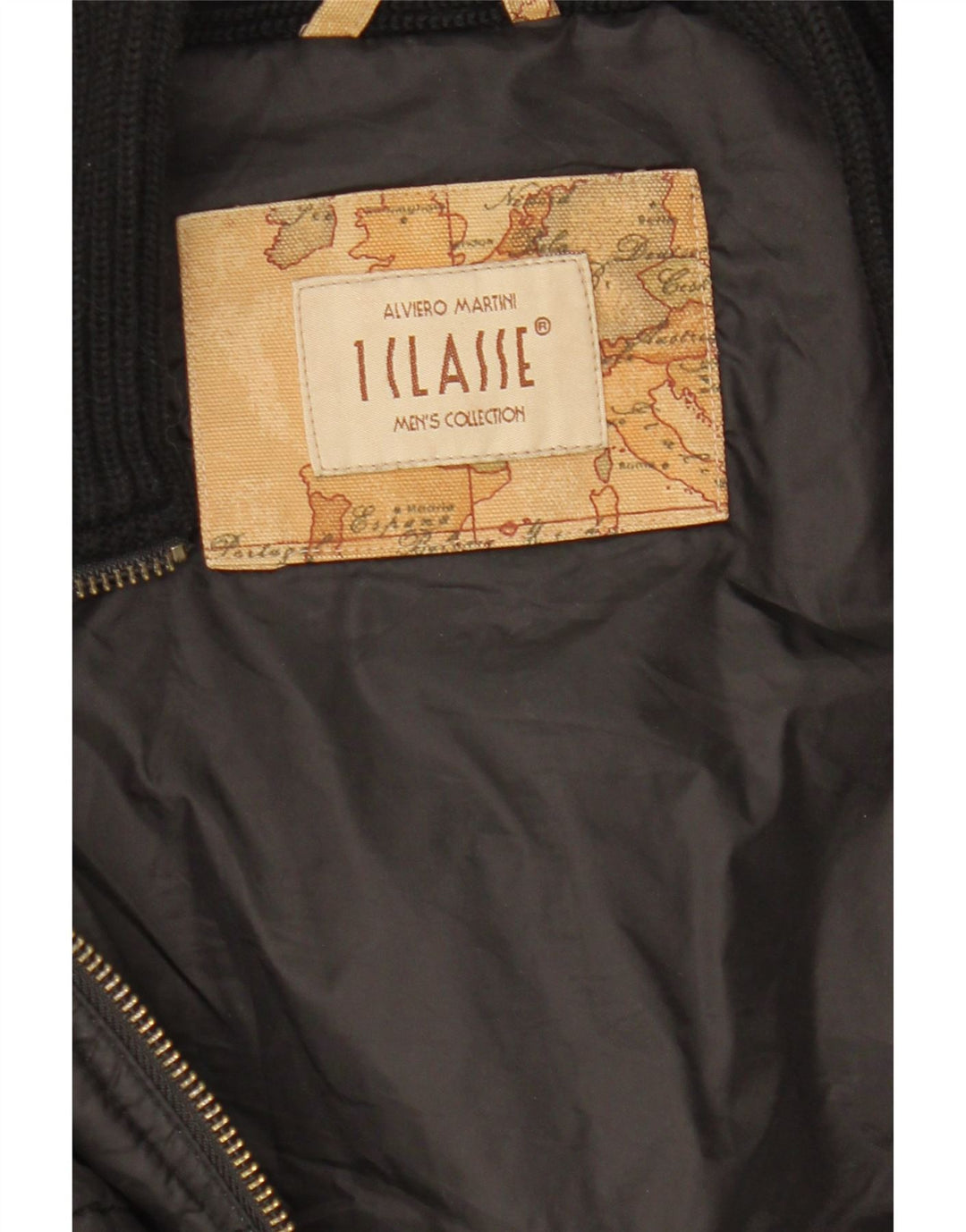 Jaqueta acolchoada feminina ALVIERO MARTINI IT 52 2XL preto Colourblock Nylon