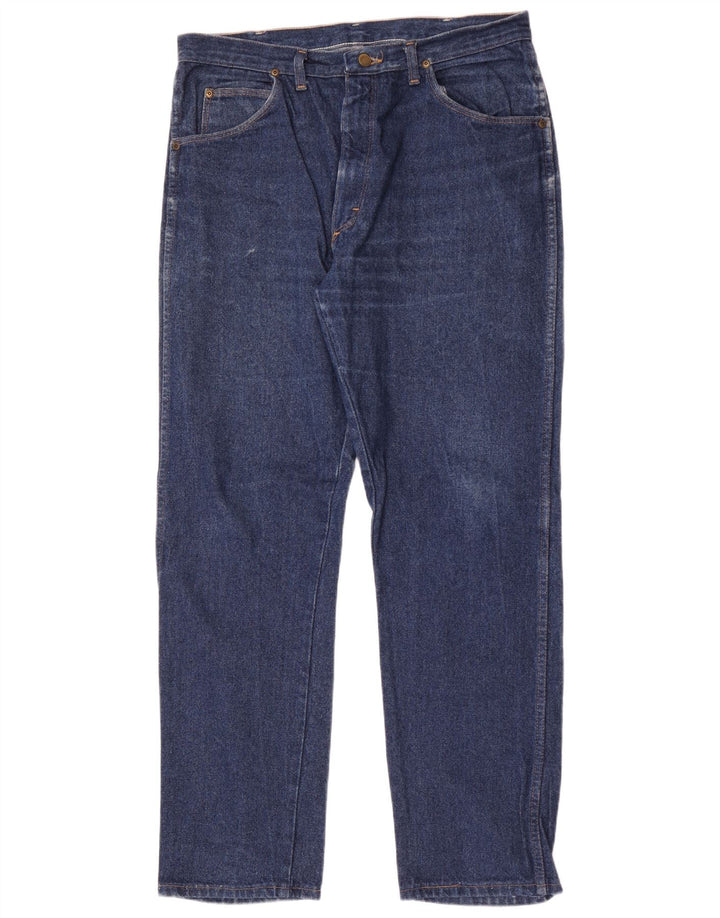 Jeans Wrangler Masculino Reto W34 L32 Azul