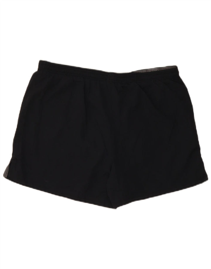 UNDER ARMOUR Shorts esportivos masculinos grandes de poliéster preto