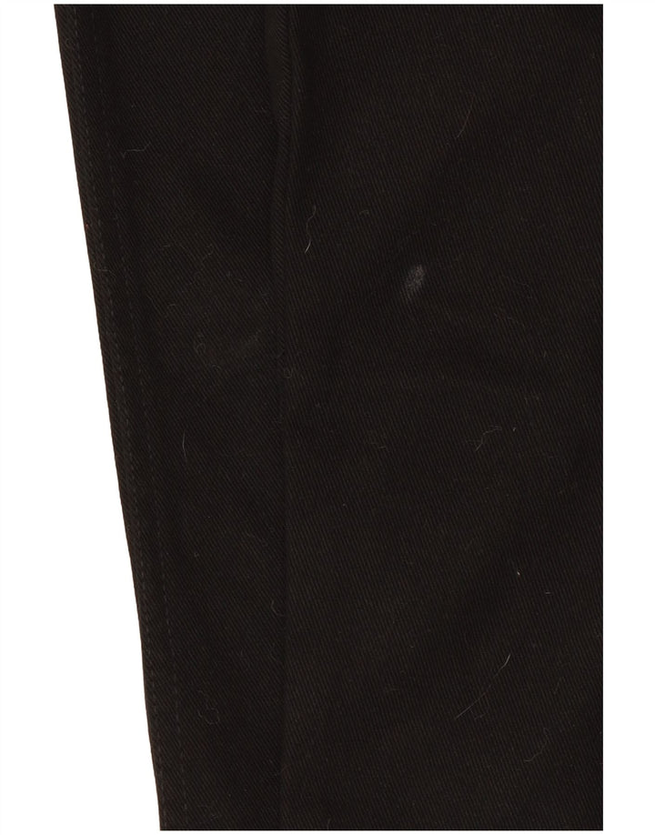 Wrangler Mens Straight Jeans W30 L31 Algodão Preto