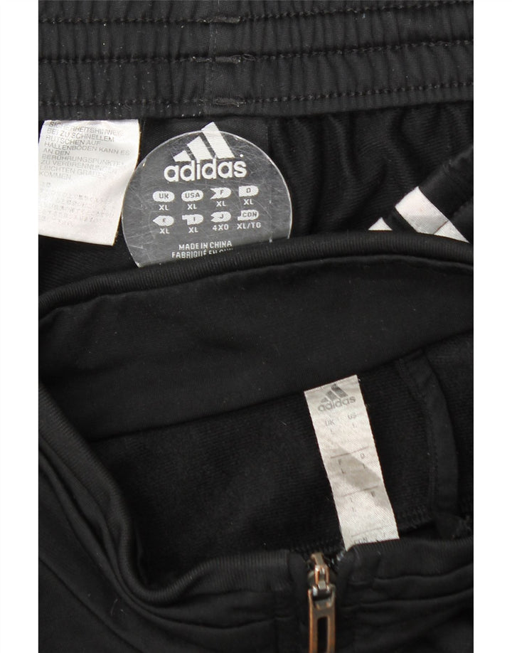 Adidas Mens Full Tracksuit Grande Poliéster Preto