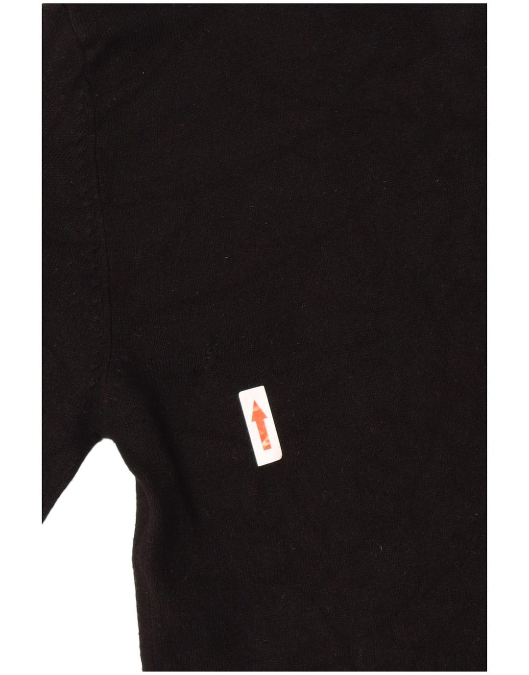 Suéter feminino Zara com gola tartaruga Reino Unido 10 pequeno preto viscose