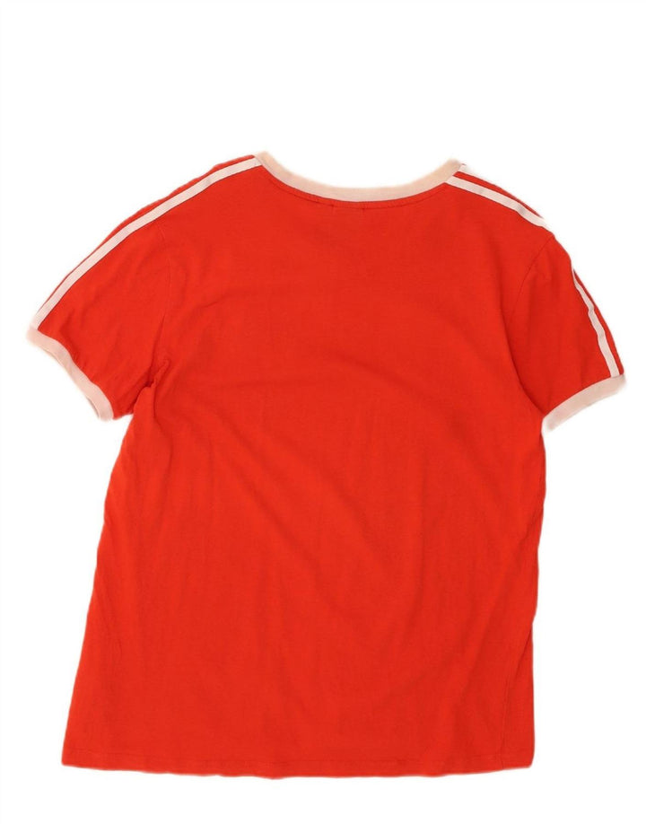 Camiseta Adidas Feminina Top UK 12 Médio Algodão Vermelho