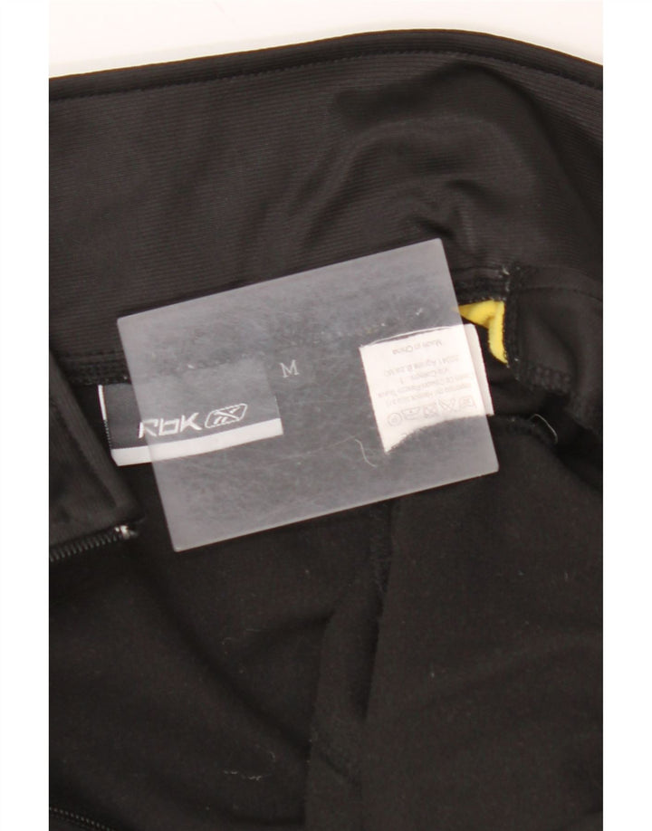 REEBOK Mens Treino Top Jaqueta Médio Preto Colourblock Poliéster