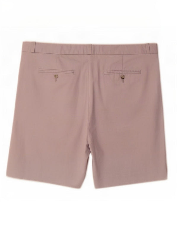 Shorts chino feminino Marks & Spencer Reino Unido 14 grande W32 algodão cinza