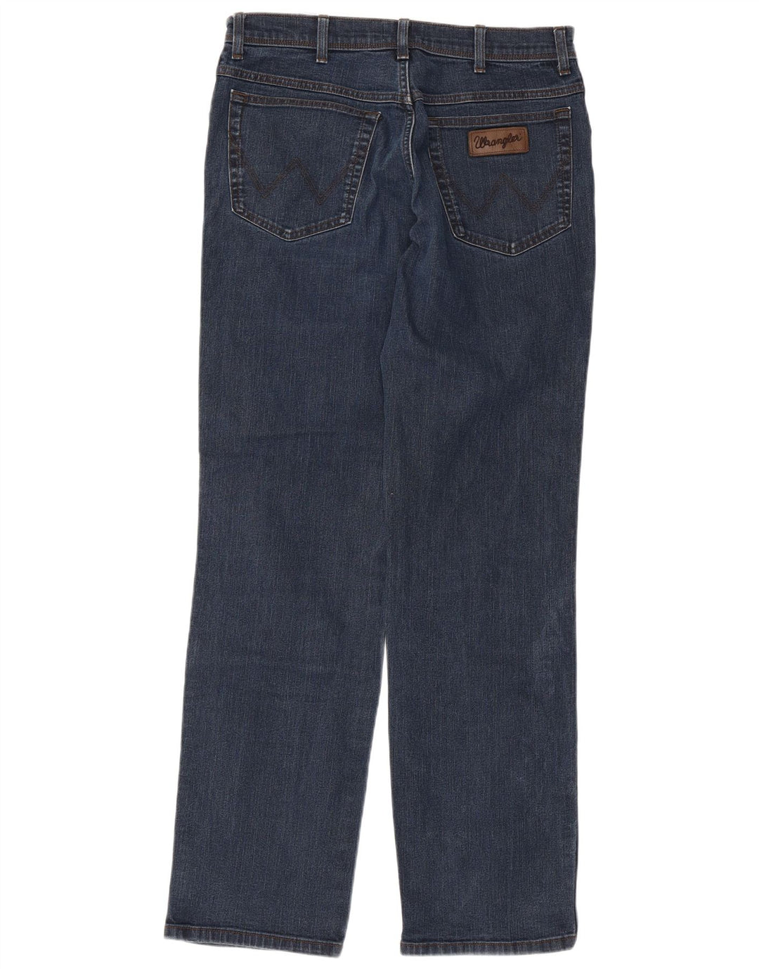 Wrangler Masculino Texas Straight Jeans W34 L34 Azul Algodão